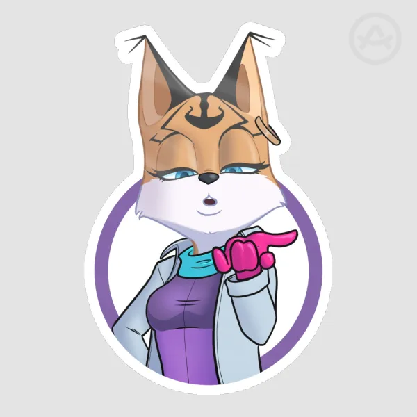 Miyu Circle Sticker
