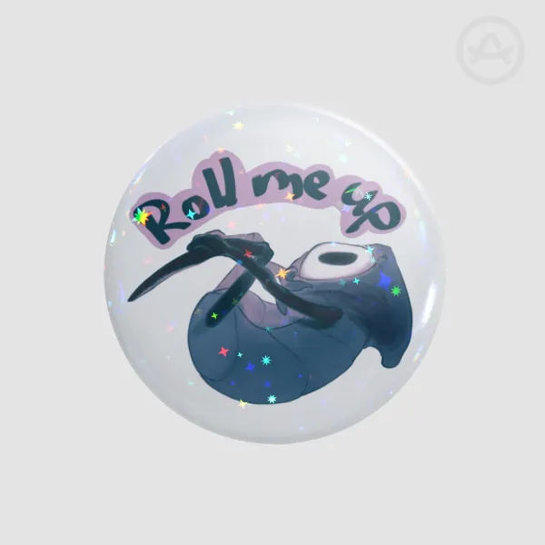 Roll Me Up Quirrel Round Badges (Button Pins)