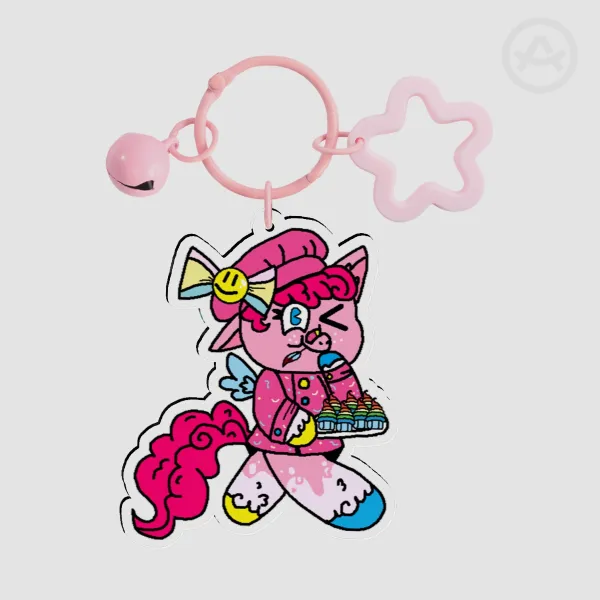 Maid Cafe! Pinkie Pie Acrylic Keychains