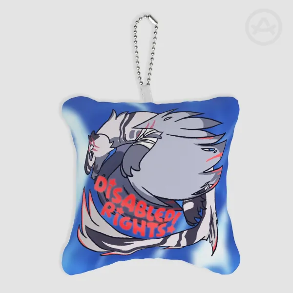 Roblox Creatures of Sonaria / Warden Disabled Rights Caspian Pillow Plush Keychain