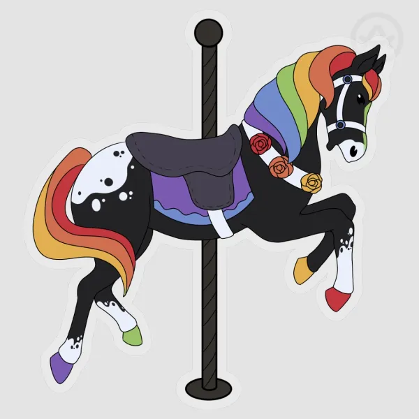 Pride Horsey PET Sticker
