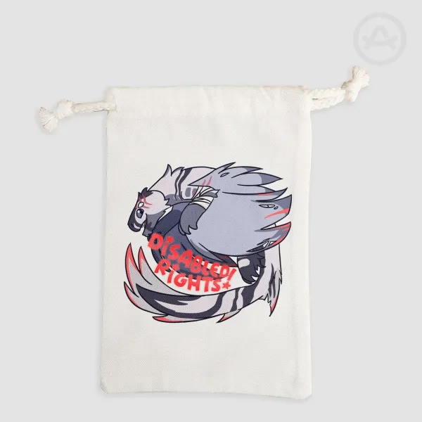 Roblox Creatures of Sonaria / Warden Disabled Rights Caspian Drawstring Pouch