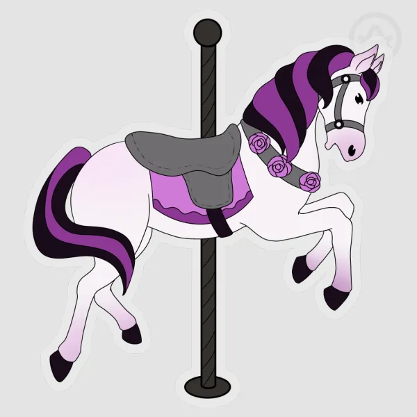 Ace Horsey PET Sticker