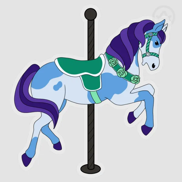 Gay Horsey PET Sticker
