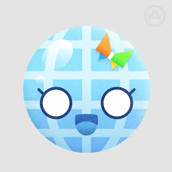 Cursou Face Plush Badge