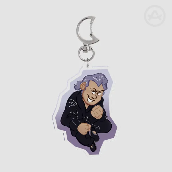 [COBRA KAI/KARATE KID] Terry Silver Double Sided Acrylic Keychain