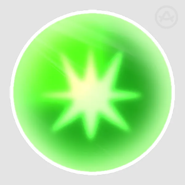Green Ideya of Growth (NiGHTS Sticker)