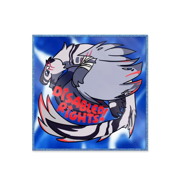 Roblox Creatures of Sonaria / Warden Disabled Rights Caspian Clear Art Board Print