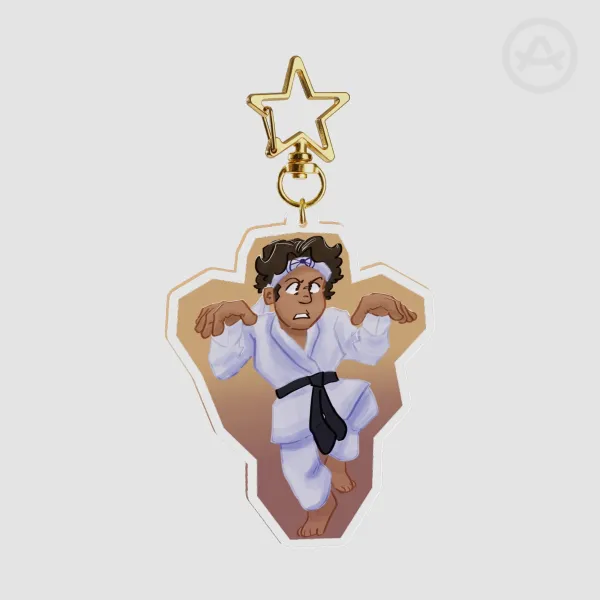[COBRA KAI/KARATE KID] Daniel LaRusso Double Sided Acrylic Keychain