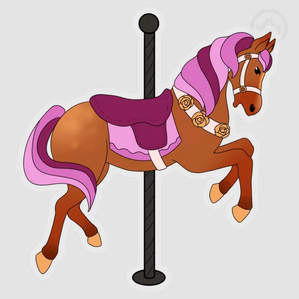 Lesbian Horsey PET Sticker