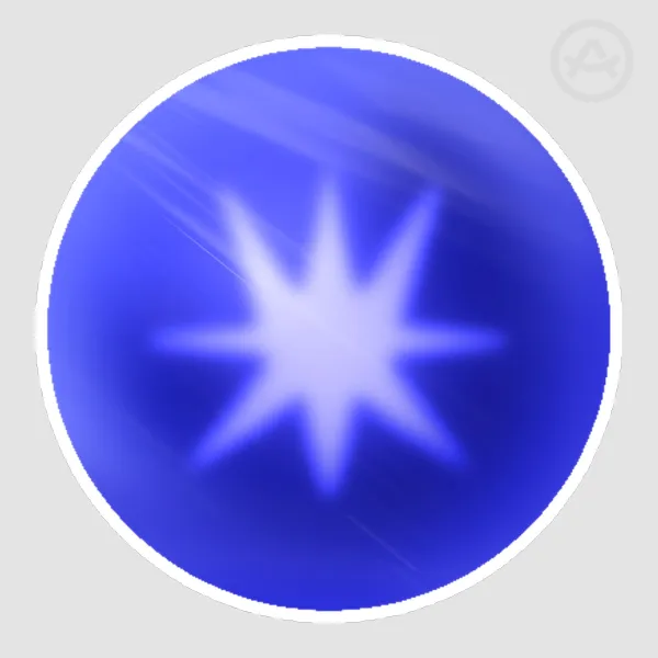 Blue Ideya of Intelligence (NiGHTS Sticker)