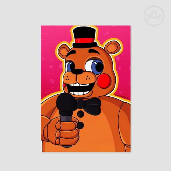 Toy Freddy A5 Print