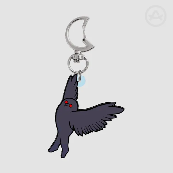 Mothman Full Bleed Acrylic Keychains