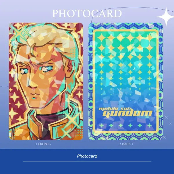 Gundam Char Aznable Holo Photocard