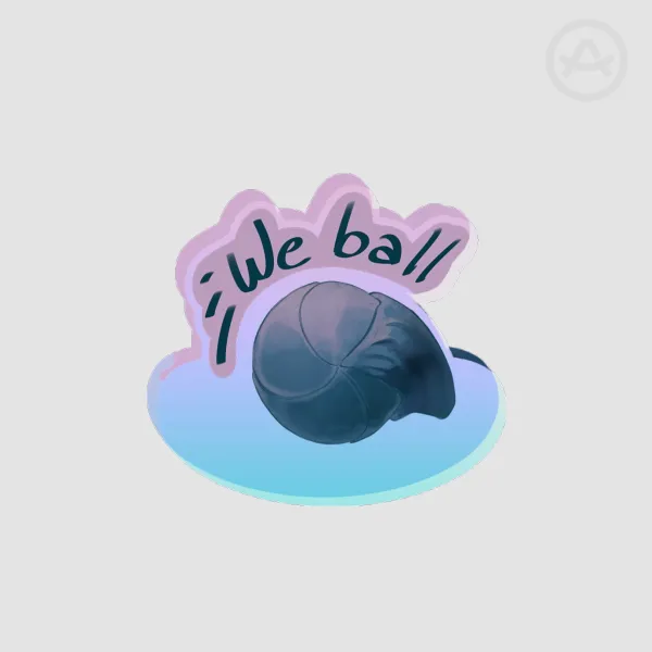 We Ball!!! Quirrel Shake Acrylic Stand No Base - 0.19"(50mm), 0.39"(10mm)