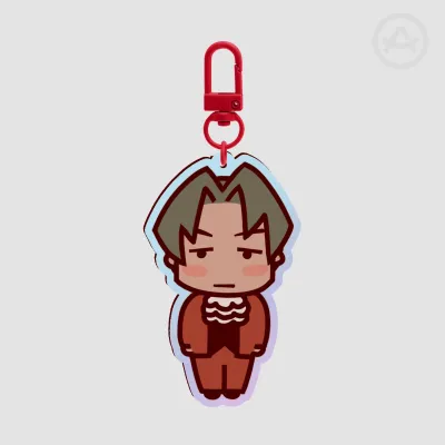 tiny rainbow Edgeworth keychain