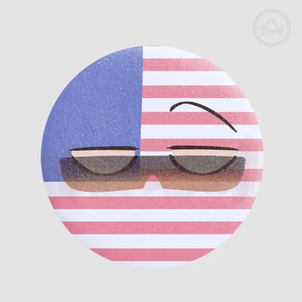 USA Plush Photo Button