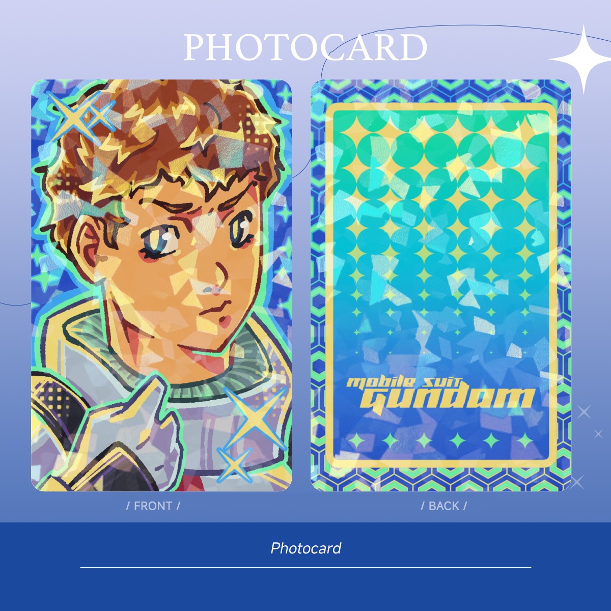 Gundam Amuro Ray Holo Photocard