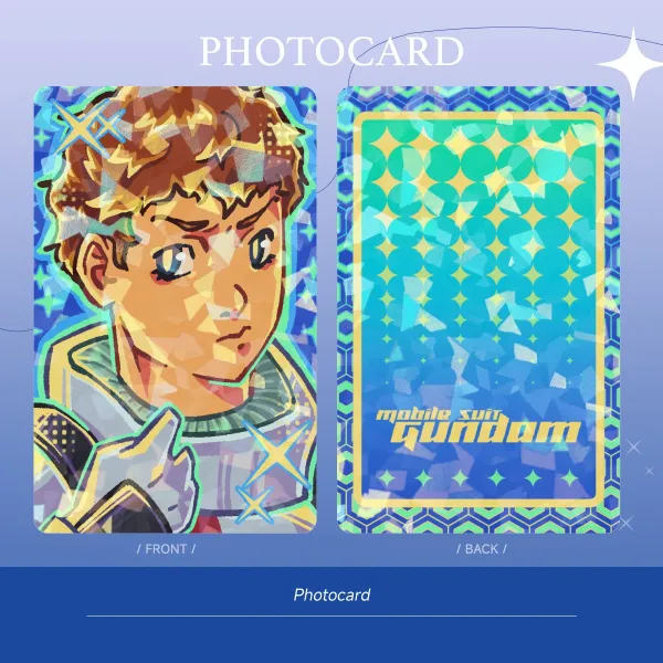 Gundam Amuro Ray Holo Photocard
