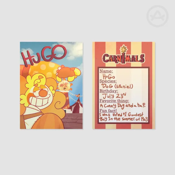 Autographed Photocard - Hugo