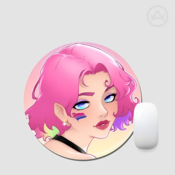 Gloria  Round Mouse Pad