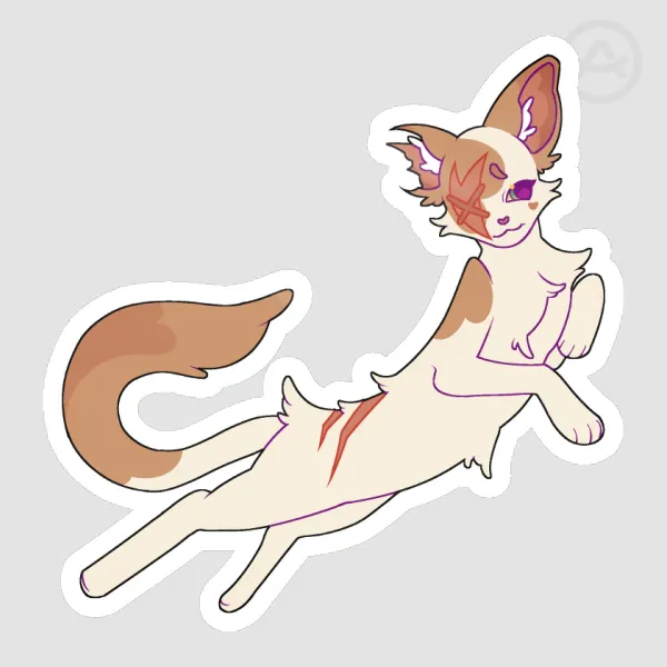 HEART of BRIGHTNESS FELIDAE 🌱 war-cat sticker