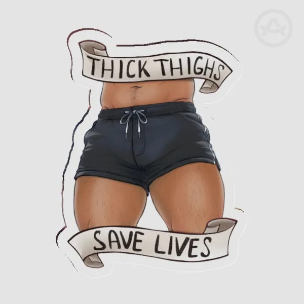 Thick Thighs Acrylic Pins