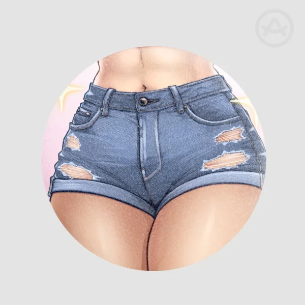Thick Thighs Plush Badges