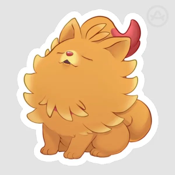 Pombom Die Cut Stickers