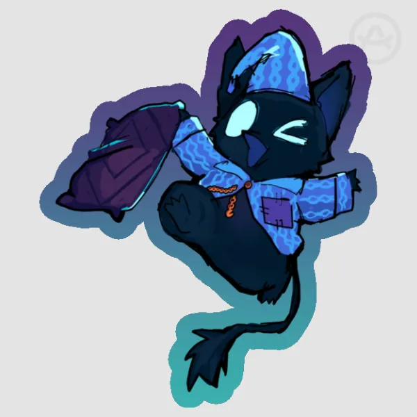 Deadlock Sleepy Fighter Rem Sticker
