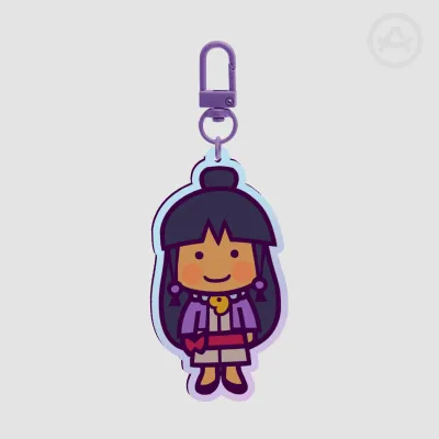 tiny rainbow Maya keychain