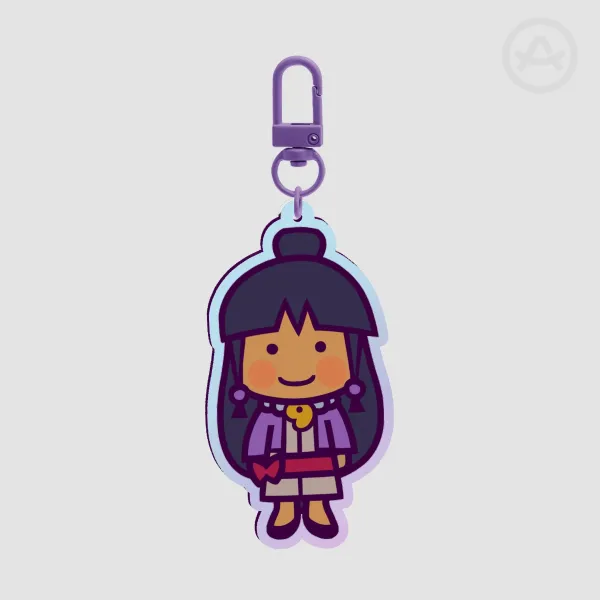 tiny rainbow Maya keychain