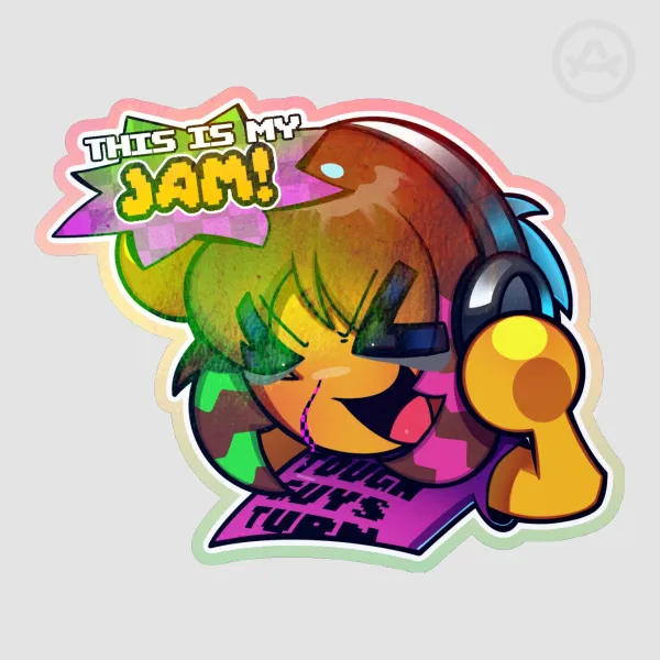 Infected "THIS IS MY JAM!" Sticker