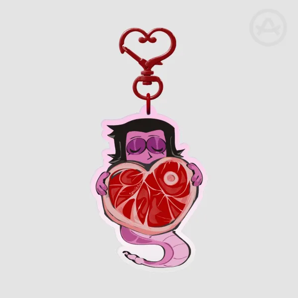 Meat Heart Keychain