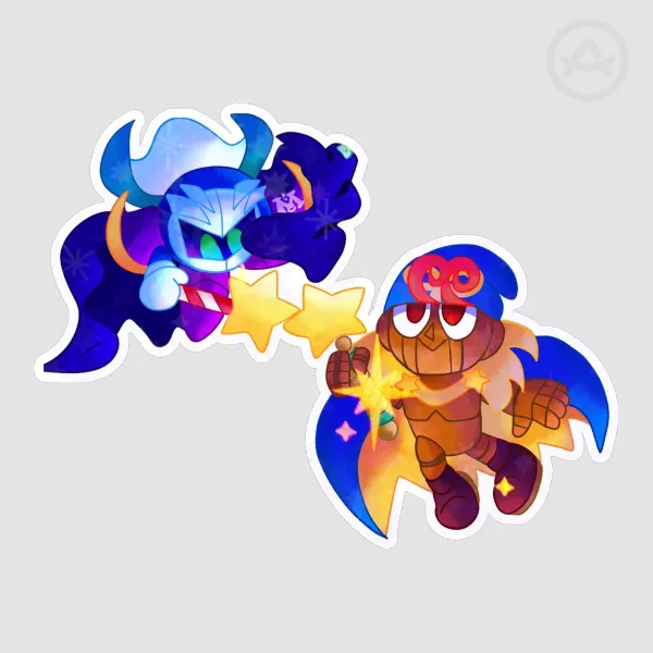 Meta Knight and Geno Sticker