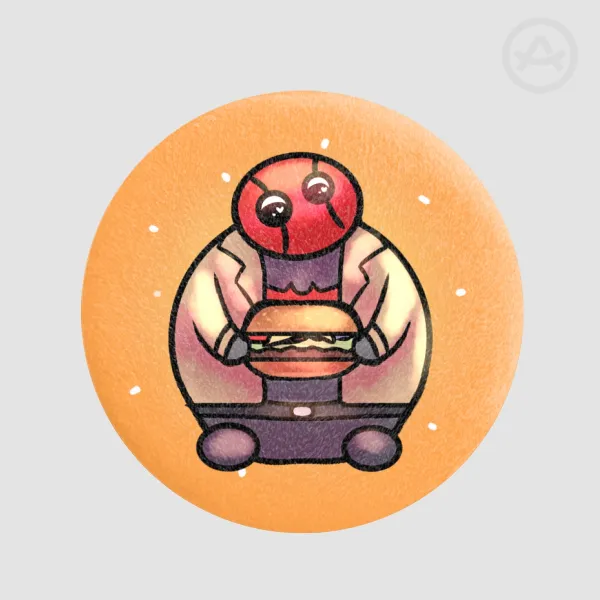 fatson plush badge