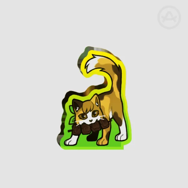 [Persona 4] Chie Purrsona Mini Standee