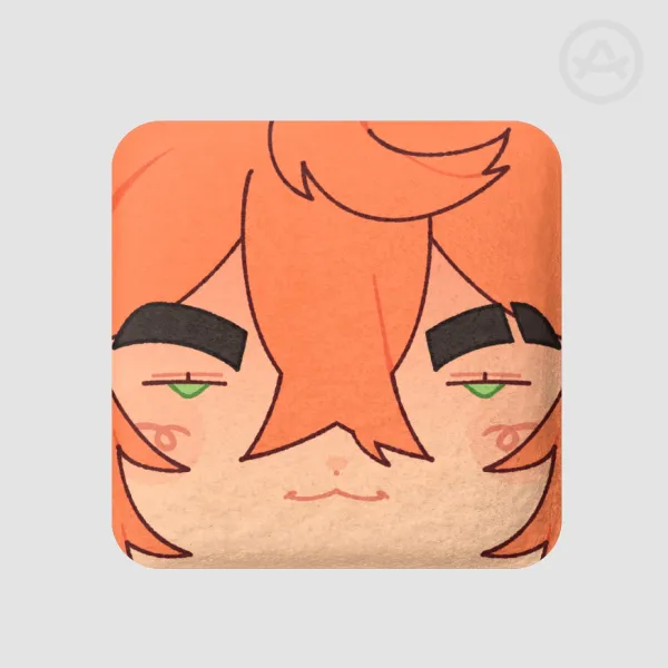 OC | kasai closeup - plush badge