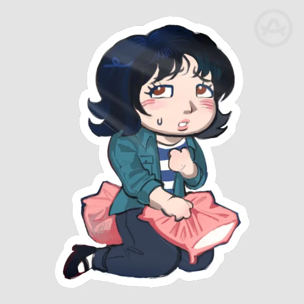 [ Perfect Blue ] Glossy Mima Sticker (ver. B)