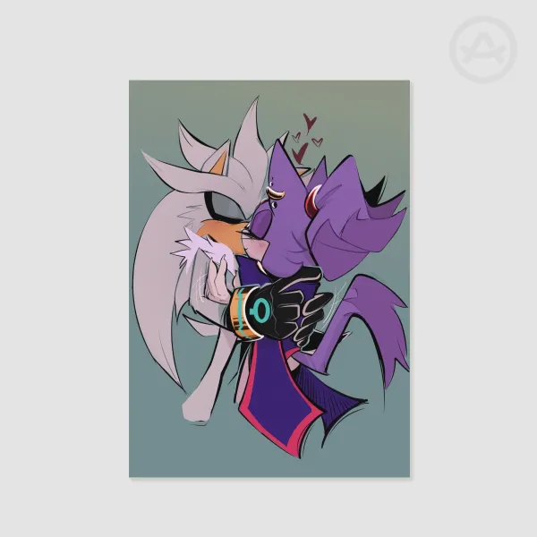 A Queen and Her Time Traveler Silvaze Poster Printing