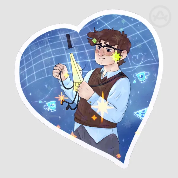 Billford Dancing Heart Sticker