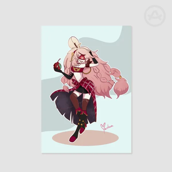 Pirate Cherri Bomb a4 size print
