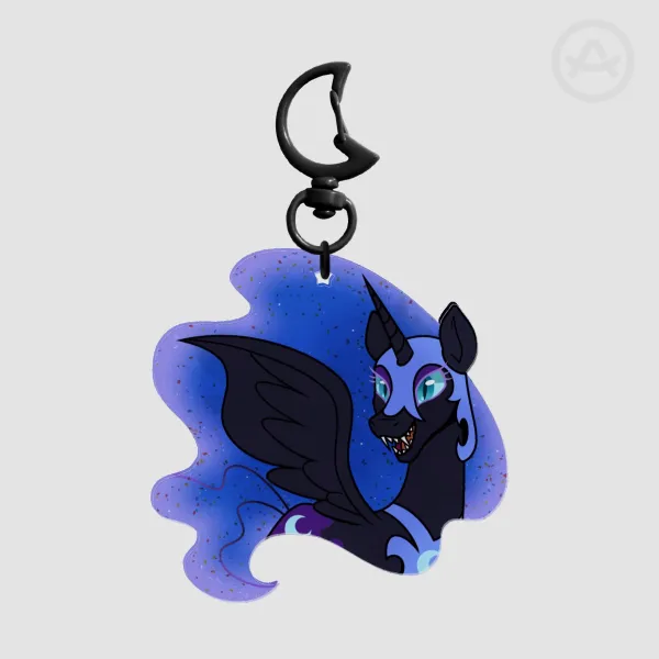 Glitter Nightmare Luna Charm