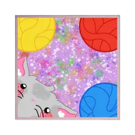 Party cat art board!