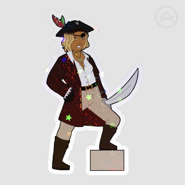 Pirate Maya Aguinaldo Holographic Sticker