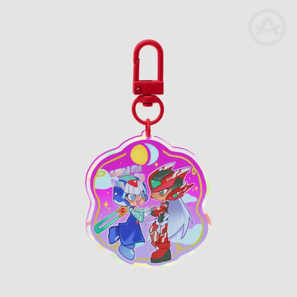 Mega Man Zero/X Chibi Keychain