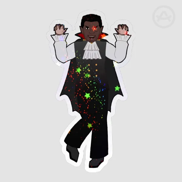 Vampire Mackenzie Carver Holographic Sticker