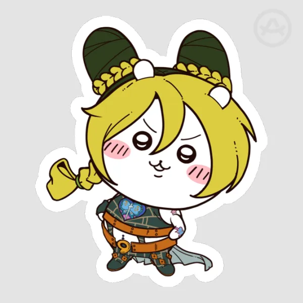 Jolyne Kujo Chiikawa Sticker