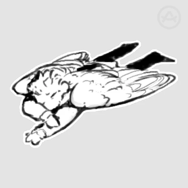 Hawks sticker My Hero Academia (matte)