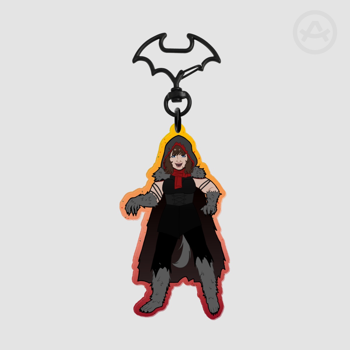 Werewolf Elizabeth Grey Keychain